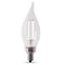 Feit Electric Feit White BA10 E12 (Candelabra) Filament LED Bulb Daylight 40 Watt Equivalence 2 pk BPCFC40950WFIL2 - alternate 8